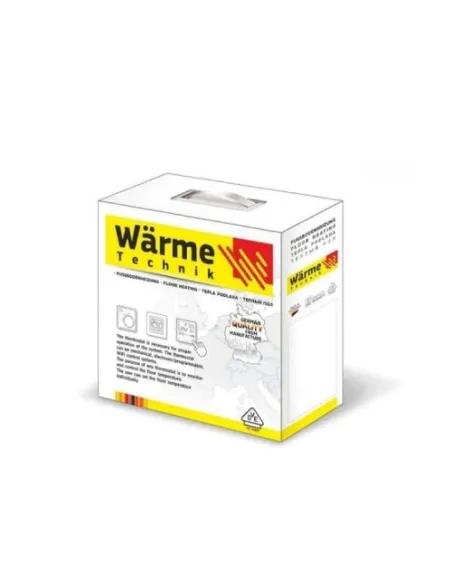 Двухжильный нагревательный кабель Wärme Twin flex cable 75 W в стяжку или плиточный клей, комплект